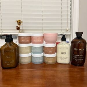 Sand + Fog scrubs / lotions / shower gel price per 1 bundle and save